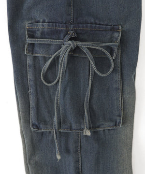 スターポケットデニムパンツ