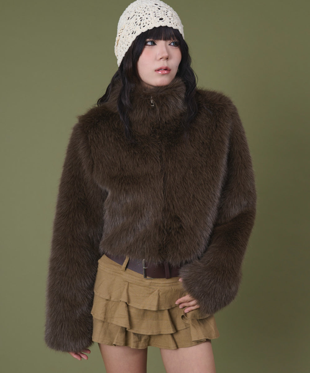 ブラウン モデル：160cm F着用