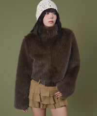 フェイクファーブルゾン