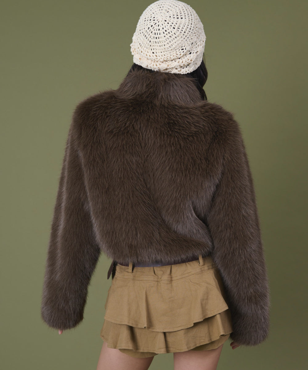 ブラウン モデル：160cm F着用