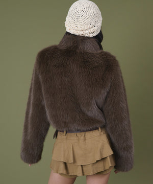 ブラウン モデル：160cm F着用