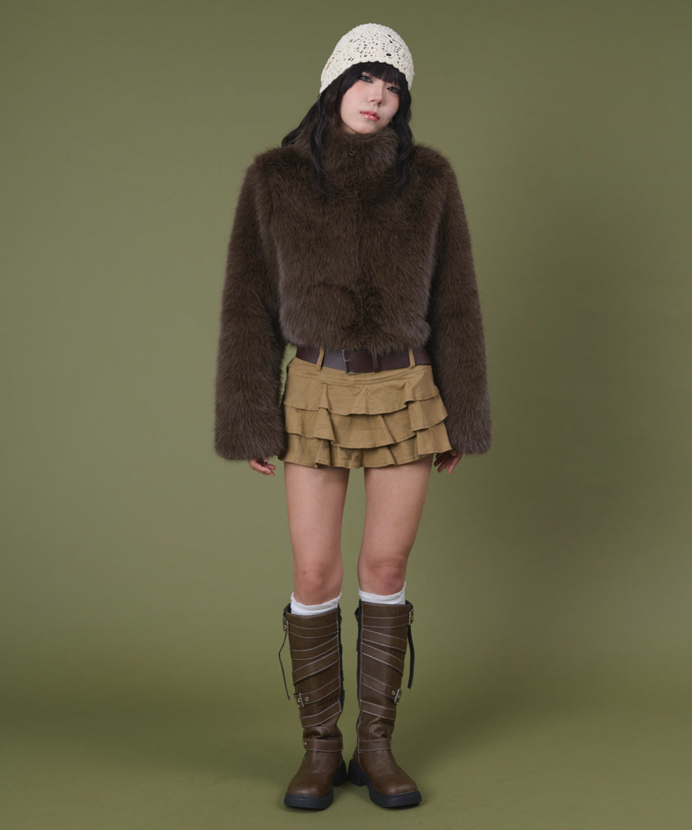 ブラウン モデル：160cm F着用