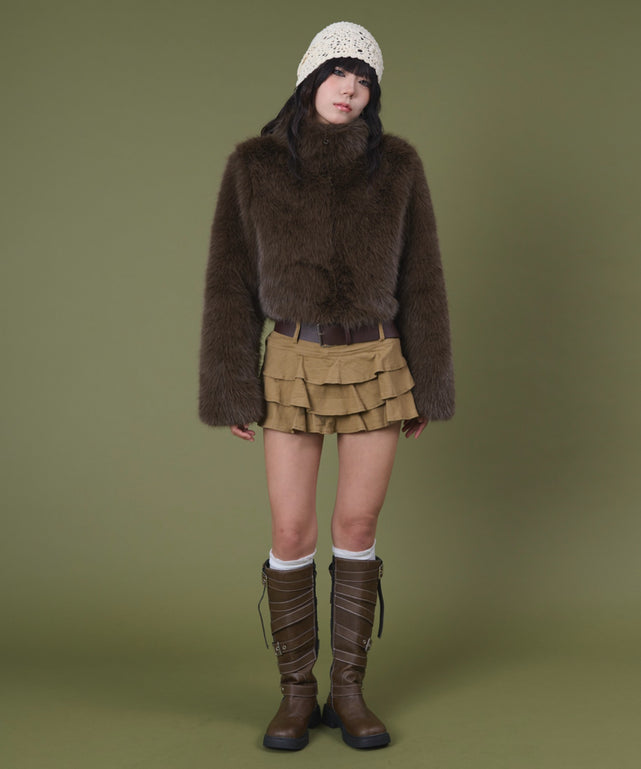 ブラウン モデル：160cm F着用