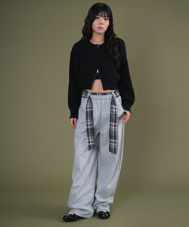 杢グレー モデル：163cm F着用