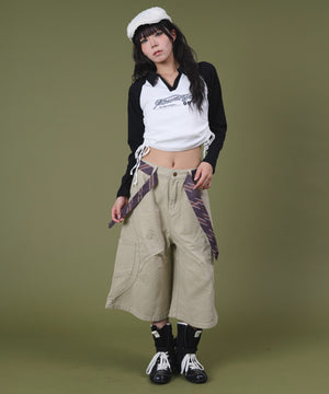 ベージュ モデル：160cm S着用