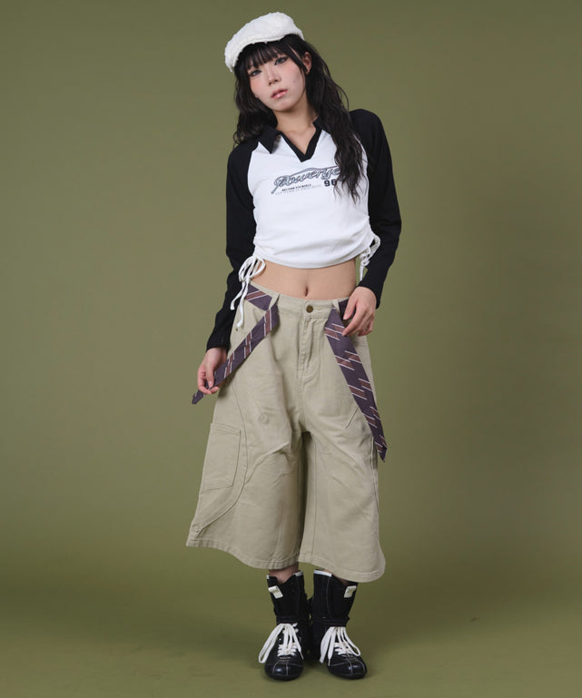 ベージュ モデル：160cm S着用