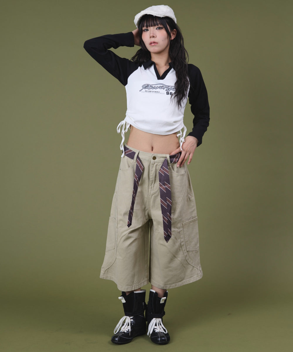 ベージュ モデル：160cm S着用