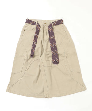 タイ付きデザインバレルデニム