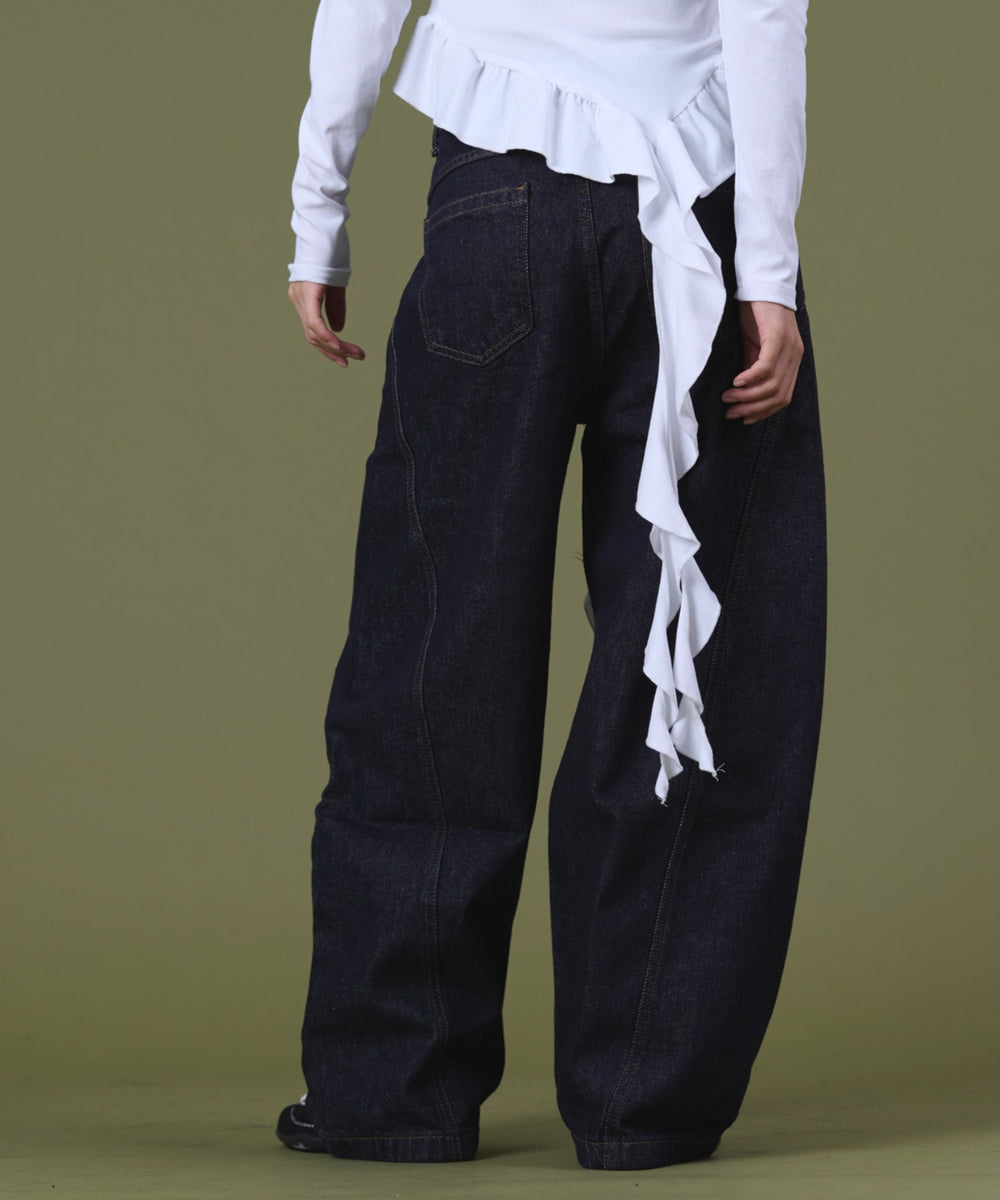 デニムインディゴ モデル：160cm S着用