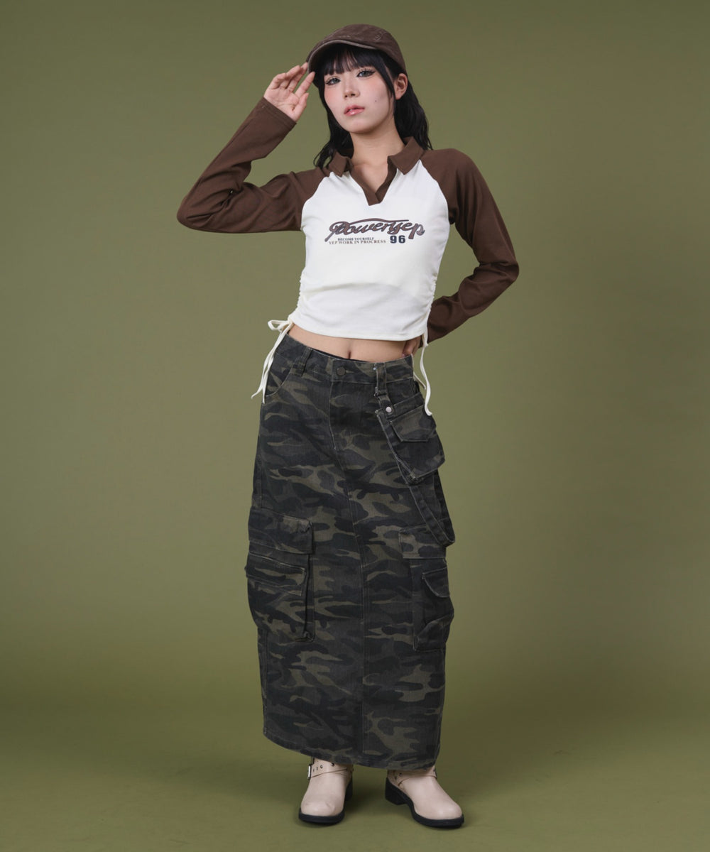 カーキ モデル：160cm S着用