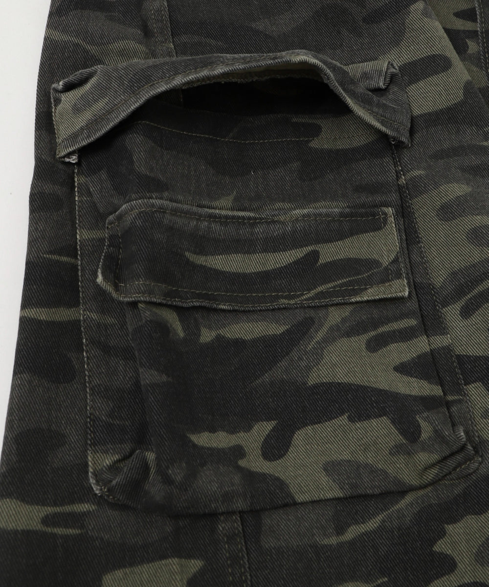 マルチポケットカモフラスカート