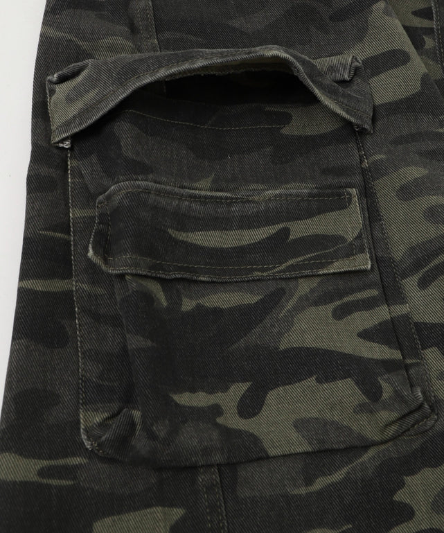 マルチポケットカモフラスカート