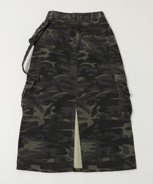 マルチポケットカモフラスカート