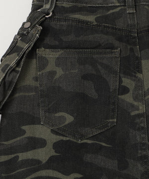 マルチポケットカモフラスカート