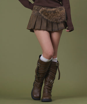 ブラウン モデル：160cm S着用