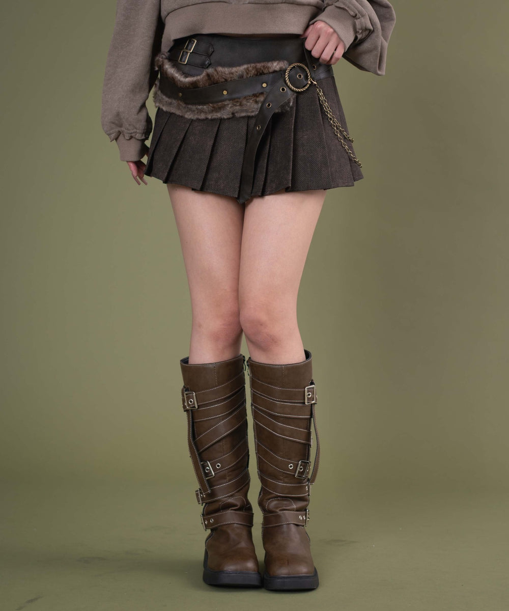 ブラウン モデル：163cm S着用