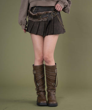 ブラウン モデル：163cm S着用