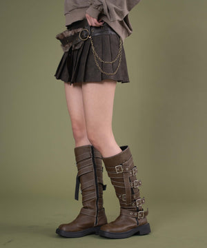 ブラウン モデル：163cm S着用