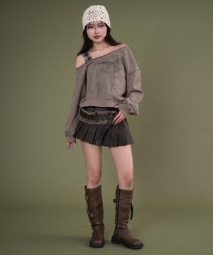 ブラウン モデル：163cm S着用