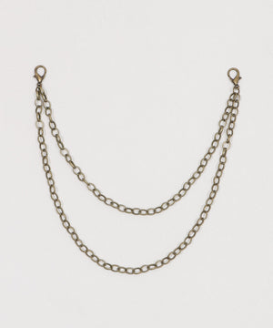 チェーン付きファーベルトプリーツミニスカパン