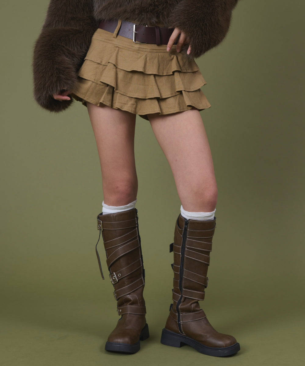 ベージュ モデル：160cm F着用