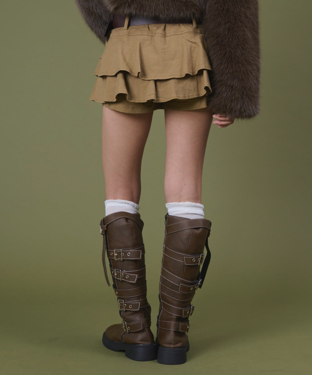 ベージュ モデル：160cm F着用