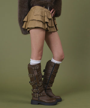 ベージュ モデル：160cm F着用