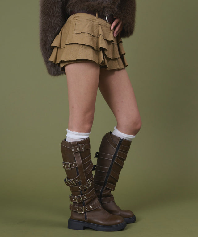 ベージュ モデル：160cm F着用