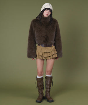 ベージュ モデル：160cm F着用