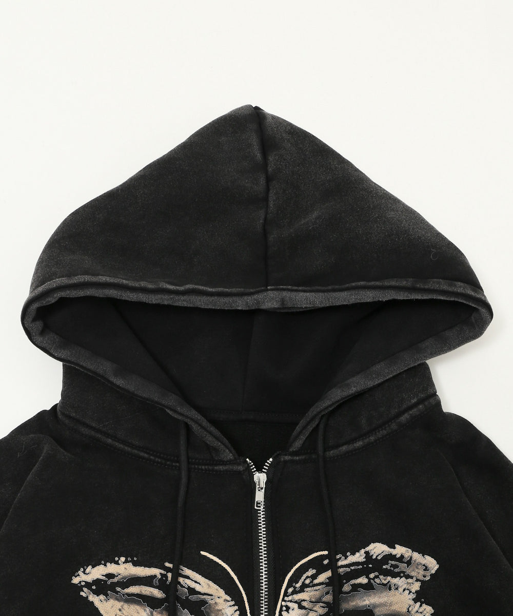 エイジドバタフライジップパーカー