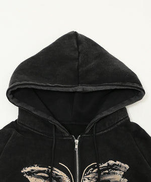 エイジドバタフライジップパーカー