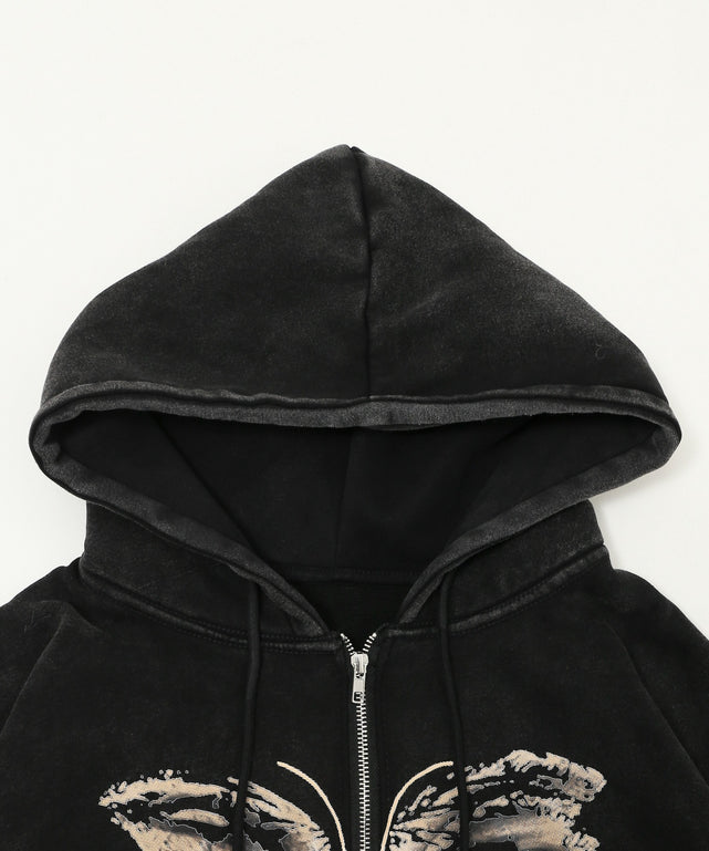 エイジドバタフライジップパーカー