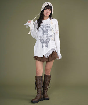 ホワイトアイボリー モデル：160cm F着用