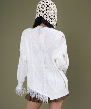 ホワイトアイボリー モデル：160cm F着用