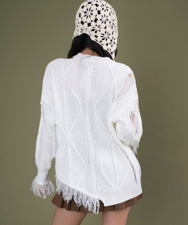 ホワイトアイボリー モデル：160cm F着用