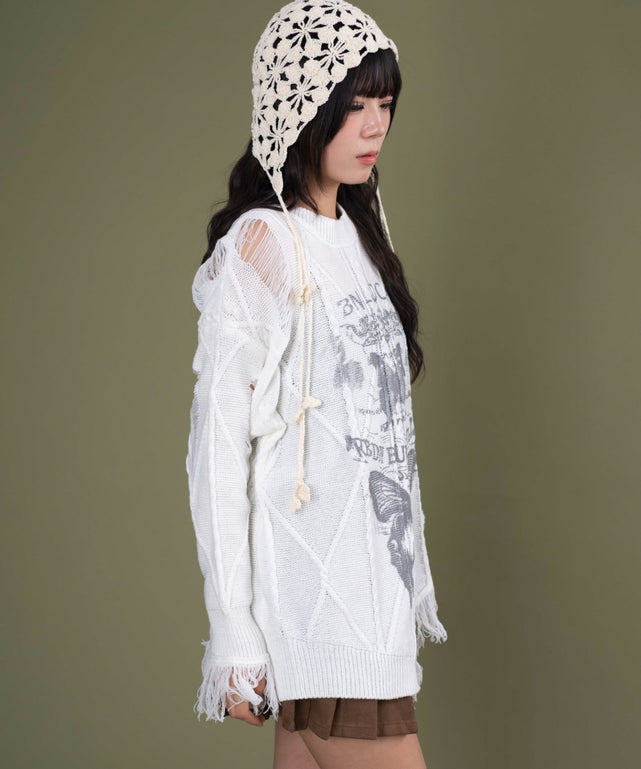 ホワイトアイボリー モデル：160cm F着用