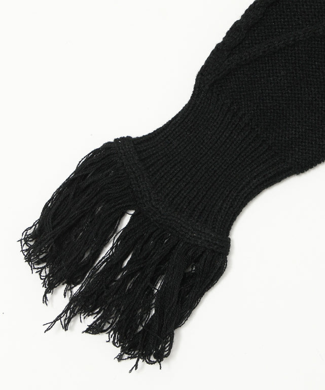 ダメージバタフライフリンジニット