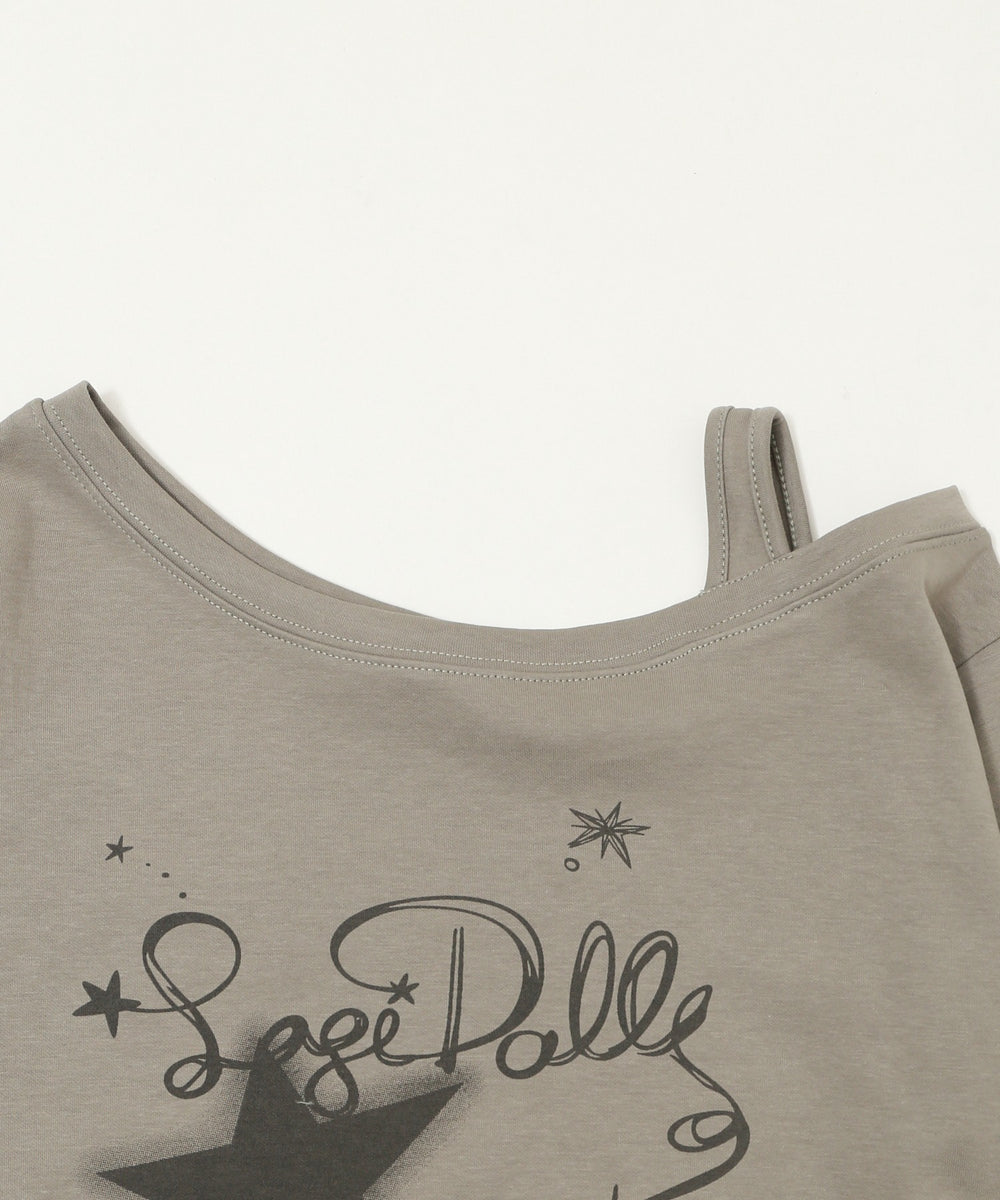 ワンショルダースタープルオーバー