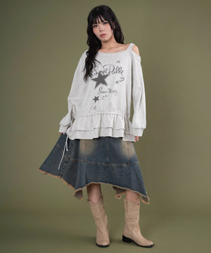 ホワイトアイボリー モデル：160cm F着用