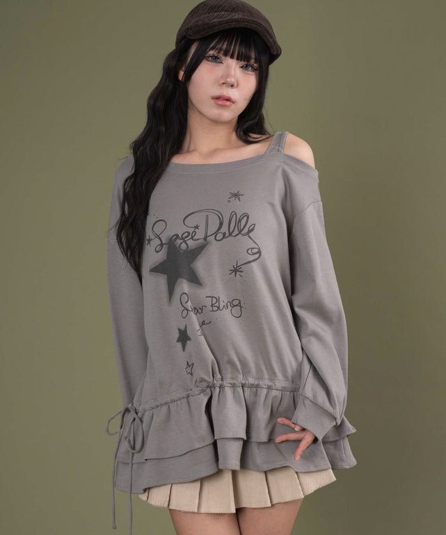 ベージュ モデル：160cm F着用