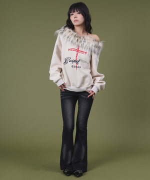 ホワイトアイボリー モデル：160cm F着用