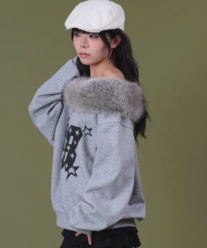 杢グレー モデル：160cm F着用