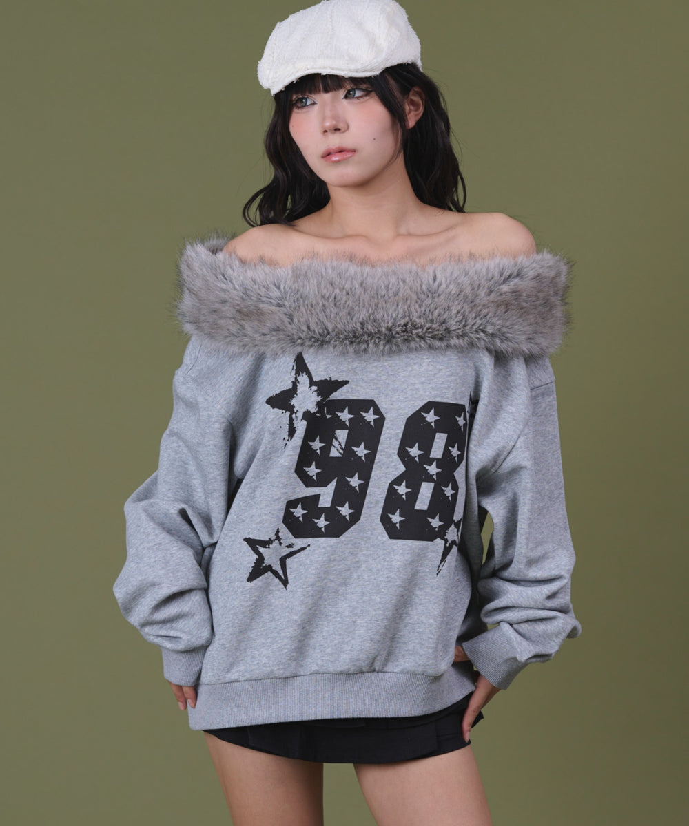 杢グレー モデル：160cm F着用