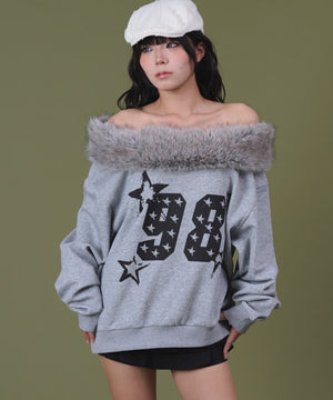 杢グレー モデル：160cm F着用