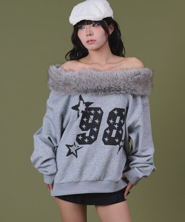 杢グレー モデル：160cm F着用