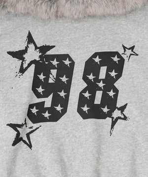 ファーオフショルダースターロゴプルオーバー