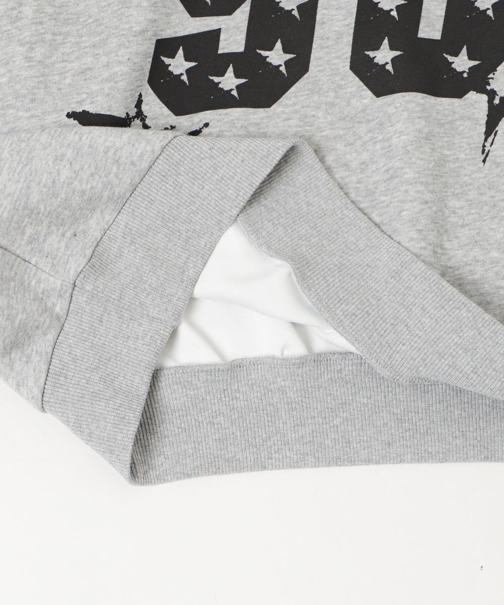 ファーオフショルダースターロゴプルオーバー