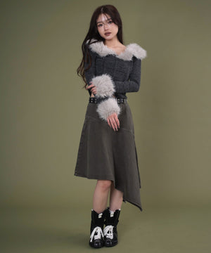 チャコール モデル：160cm F着用