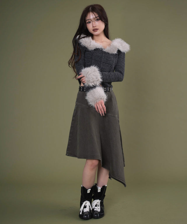 チャコール モデル：160cm F着用