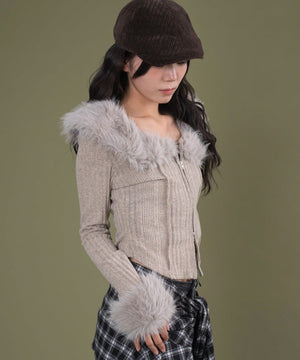 ベージュ モデル：160cm F着用